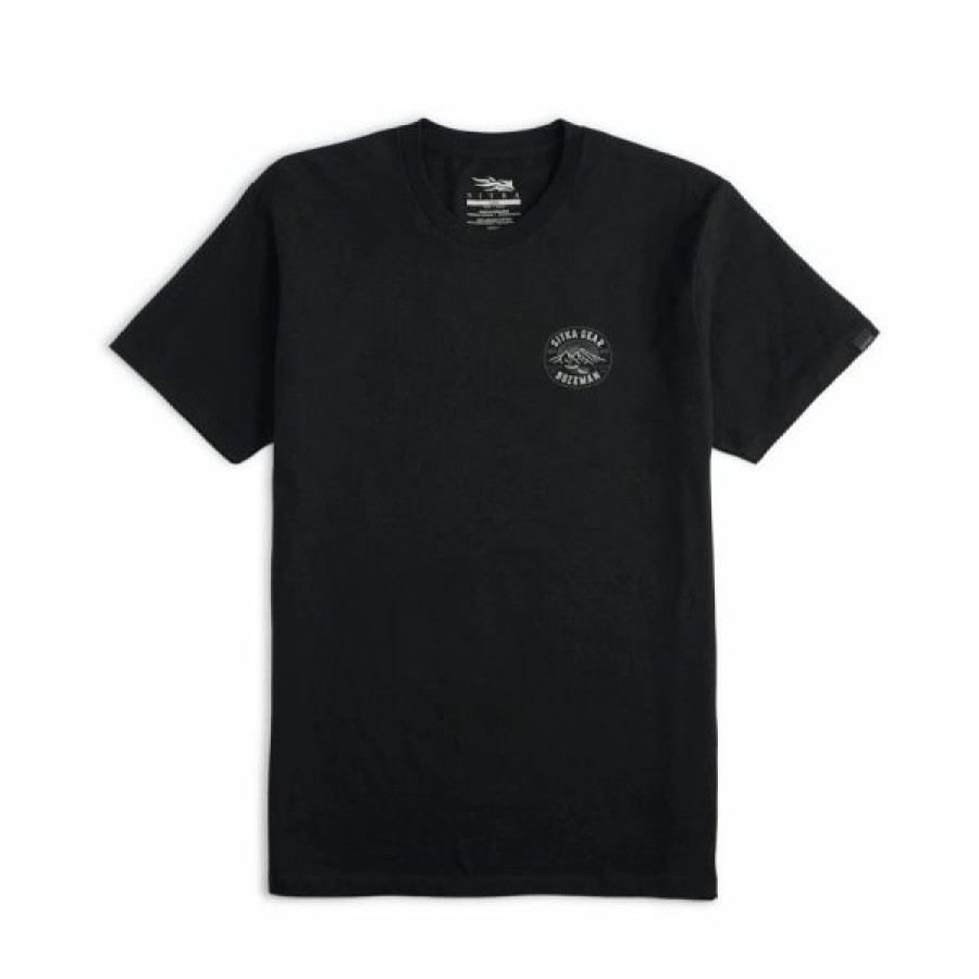 Logo Wear * | Sitka Altitude Short Sleeve Shirt Black