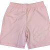 Bottoms * | Men'S Lacoste Pink Oversized Crocodile Print Organic Cotton Fleece Shorts 6/3Xl