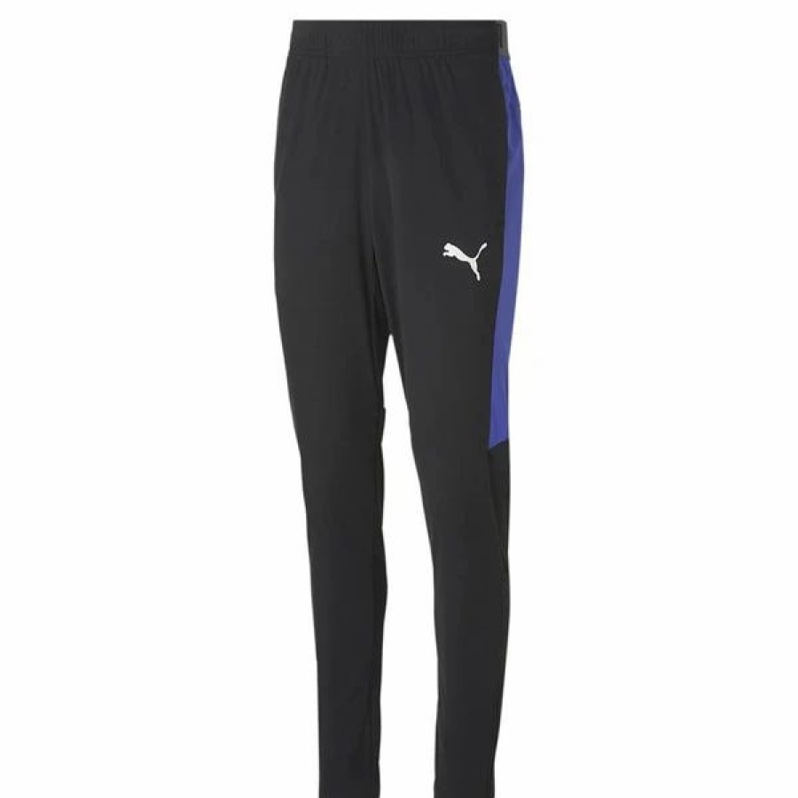 Bottoms * | Men'S Puma Speed Pant Puma Black-Royal Blue S