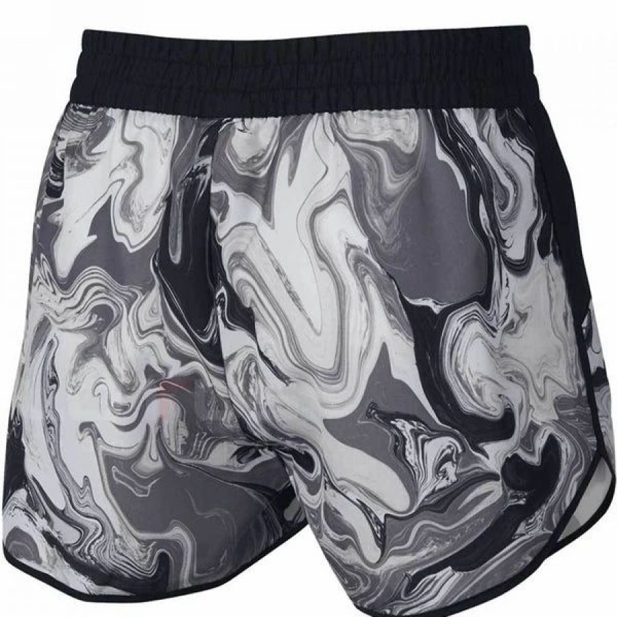 Bottoms * | Women'S Nike Sportswear Gray Printed Woven Shorts L