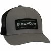 Headwear * | Blackovis Alpha Trucker Hat Charcoal/Black