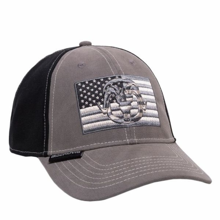 Headwear * | Blackovis American Flag Snapback Hat