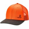 Headwear * | Orvis Mesh Back Waxed Brim Hat Blaze Orange