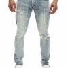 Bottoms * | Men'S Smoke Rise Industrial Blue Shotgun Semi Basic Jeans 42 32