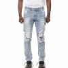 Bottoms * | Men'S Smoke Rise Logan Blue Rip & Repair Basic Jeans 30 32