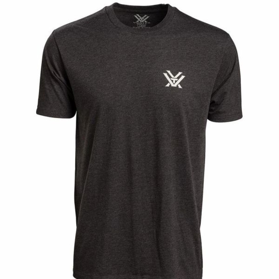 Logo Wear * | Vortex Rank And File Short Sleeve T-Shirt Charcoal