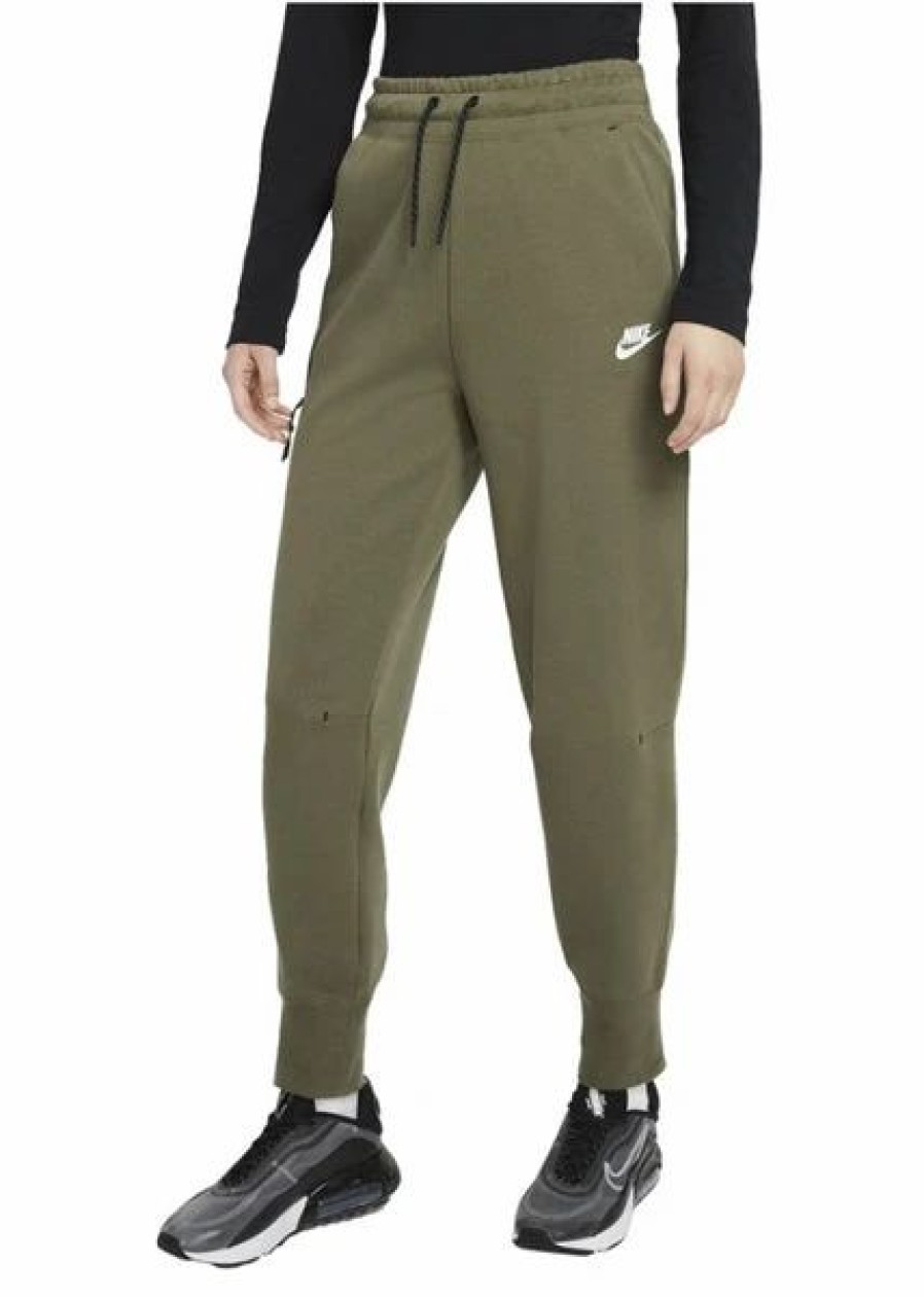 Bottoms * | Women'S Nike Olive Tech Fleece Jogger Xs