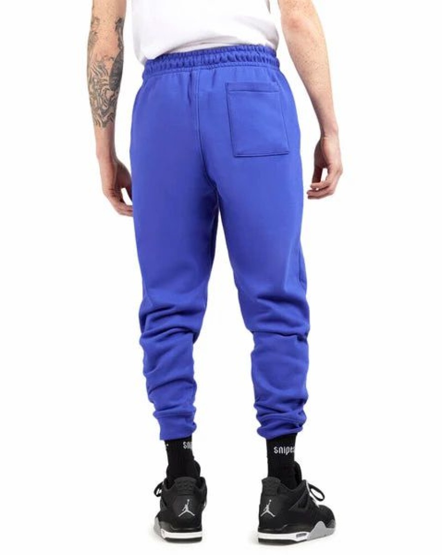 Bottoms * | Men'S Jordan Light Concord/White Essential Fleece Jogger (Dq7340 432) S