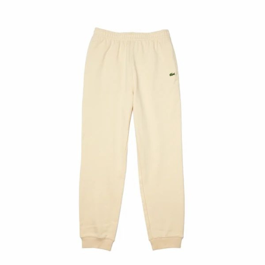 Bottoms * | Lacoste Naturel Clair Organic Cotton Fleece Jogging Pants S