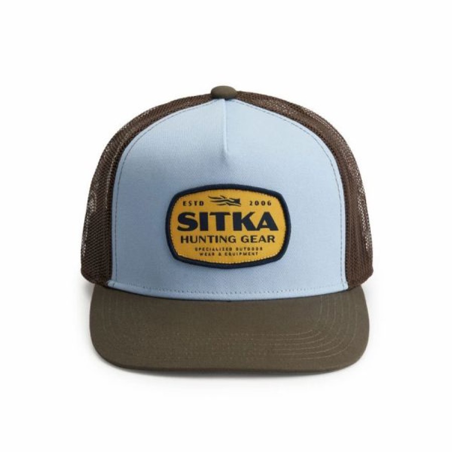 Logo Wear * | Sitka Hunt Patch Hi Pro Trucker Hat Black