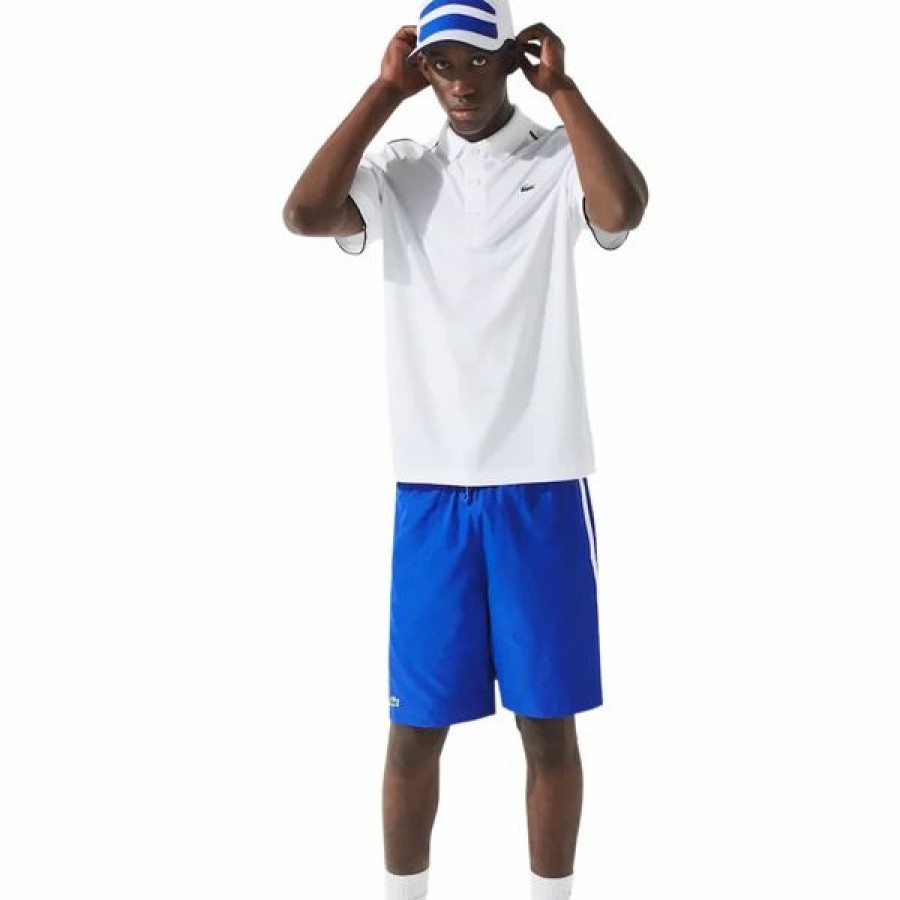 Bottoms * | Lacoste Lazli/Navy Blue/White Sport Colourblock Panels Lightweight Shorts 3/S