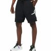 Bottoms * | Men'S Jordan Black/White Jumpman Air Fleece Shorts M