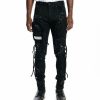 Bottoms * | Smoke Rise Black Multi Cargo Fashion Twill Pants 38 32