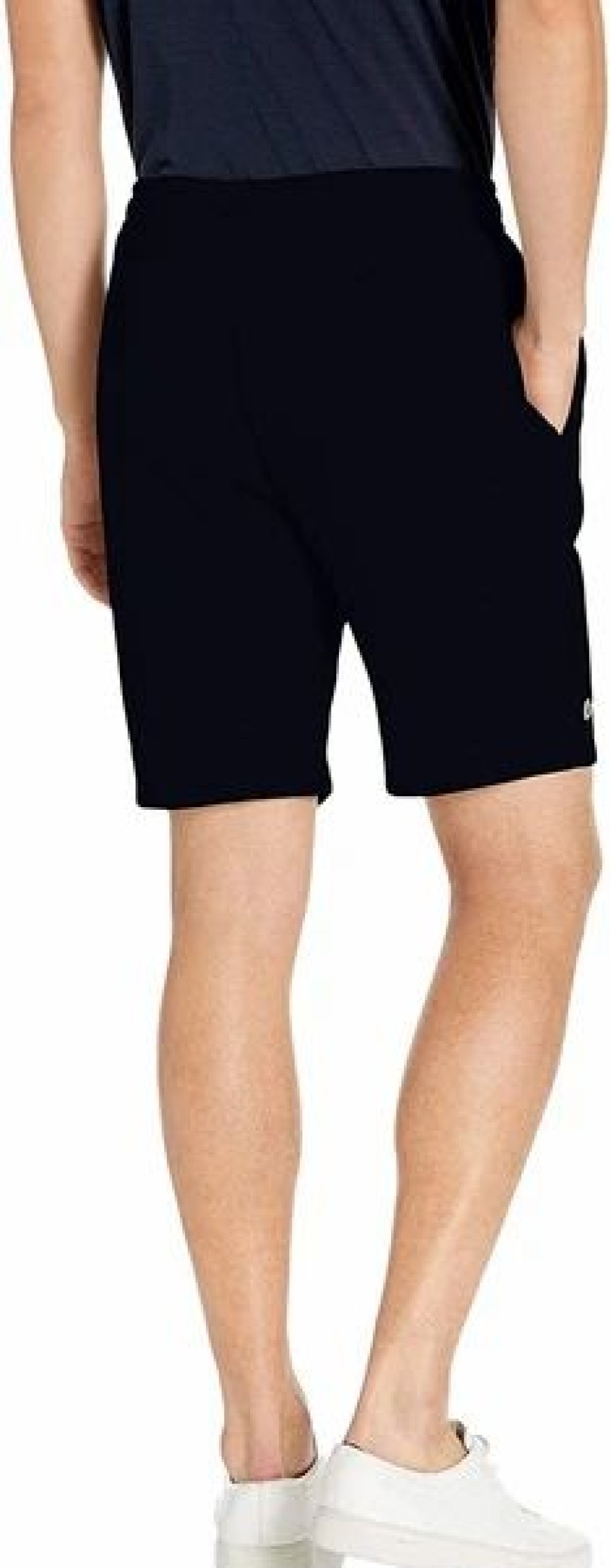 Bottoms * | Lacoste Navy Fleece Sport Shorts 3/S