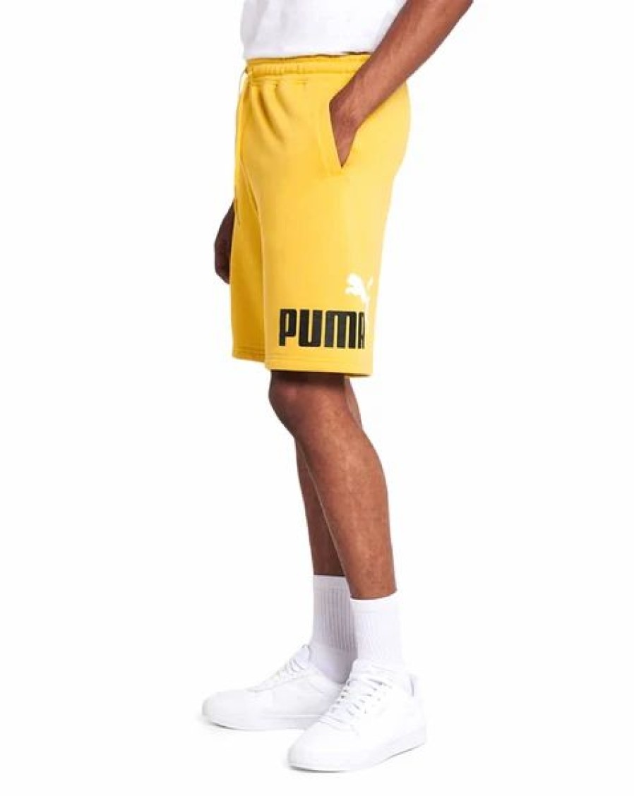 Bottoms * | Men'S Puma Bamboo Big Fleece Logo 10 Shorts S