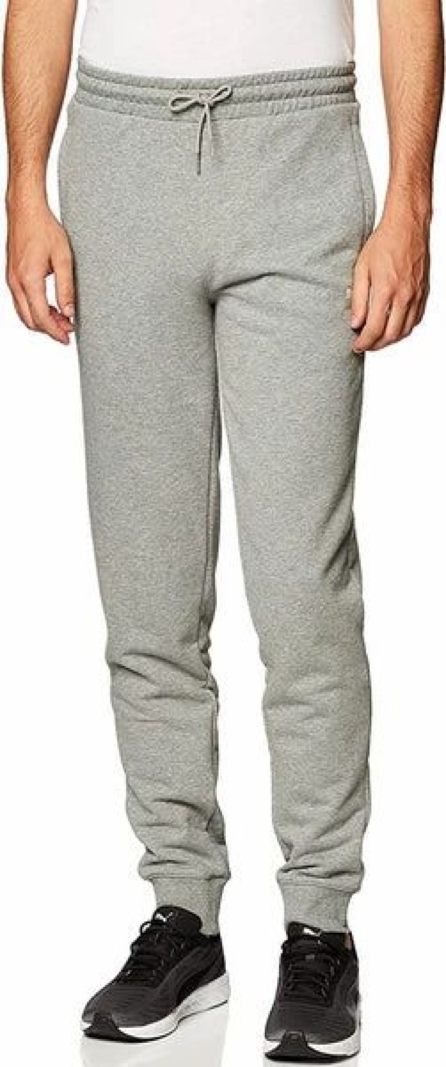 Bottoms * | Men'S Puma Medium Gray Heather Classics Cuff Pants S