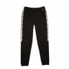 Bottoms * | Men'S Lacoste Black Branded Bands Skinny Fleece Joggers 2Xl