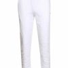 Bottoms * | Men'S Lacoste White Tapered Fit Fleece Trackpants 4/M