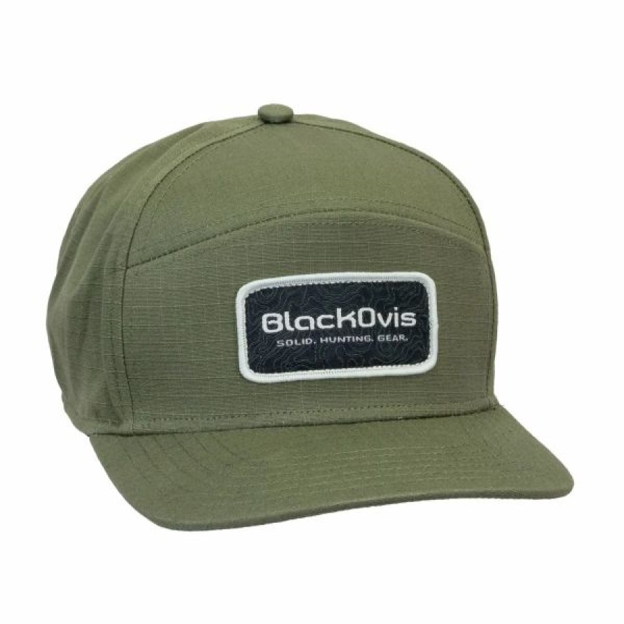 Headwear * | Blackovis Omega 5 Panel Hat Olive