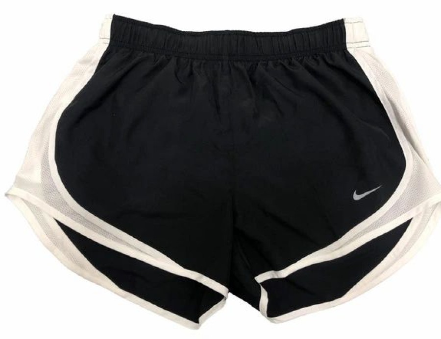 Bottoms * | Women'S Nike Black/White Drifit Tempo Shorts Xs