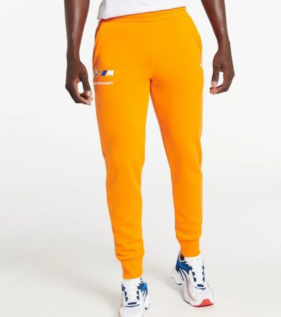 Bottoms * | Men'S Puma Vibrant Orange Bmw Mms Ess Sweatpants Xs