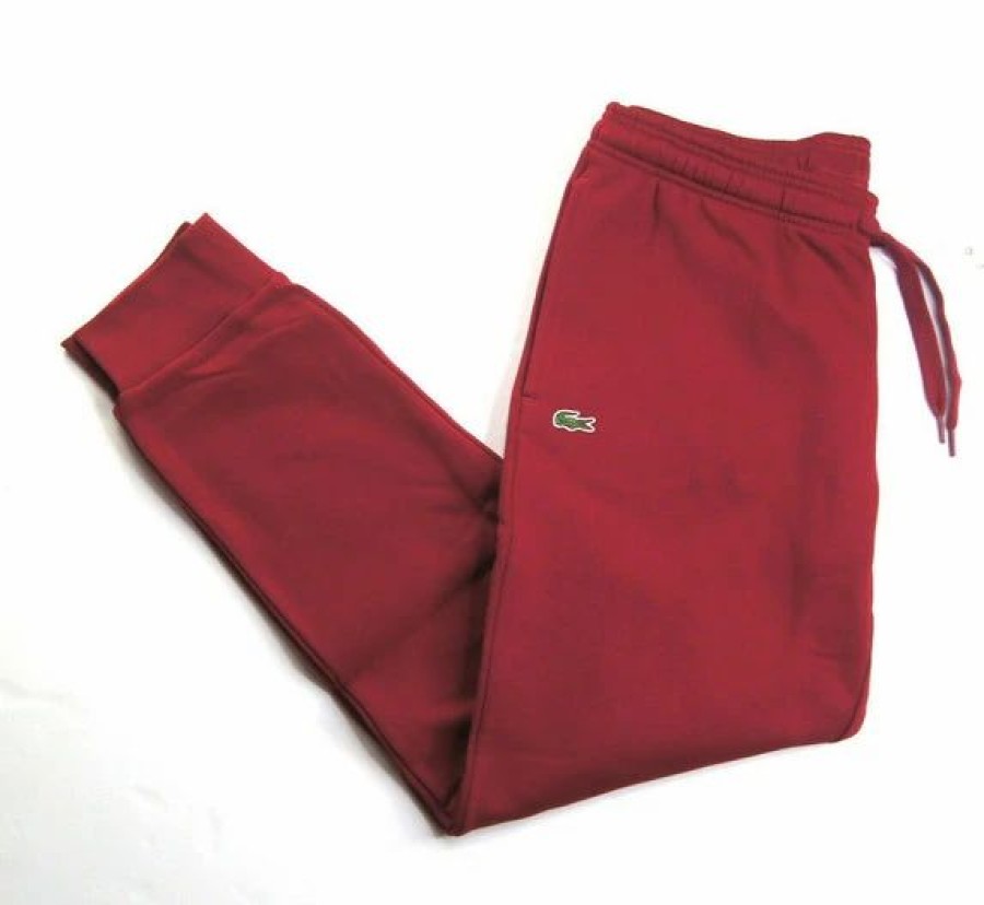 Bottoms * | Lacoste Bordeaux Sport Tennis Track Pants In Fleece 4/M