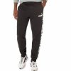 Bottoms * | Men'S Puma Black Ess+ Camo Sweatpants M