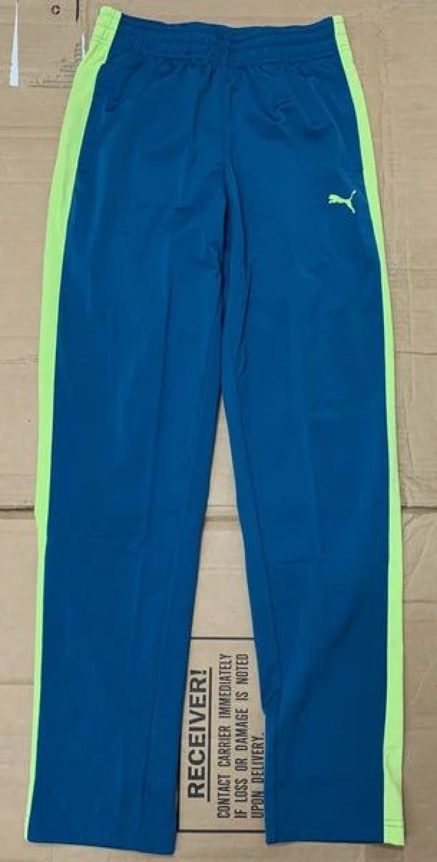 Bottoms * | Men'S Puma Contrast Pants Digital Blue/Sharp Green (838606 88) S