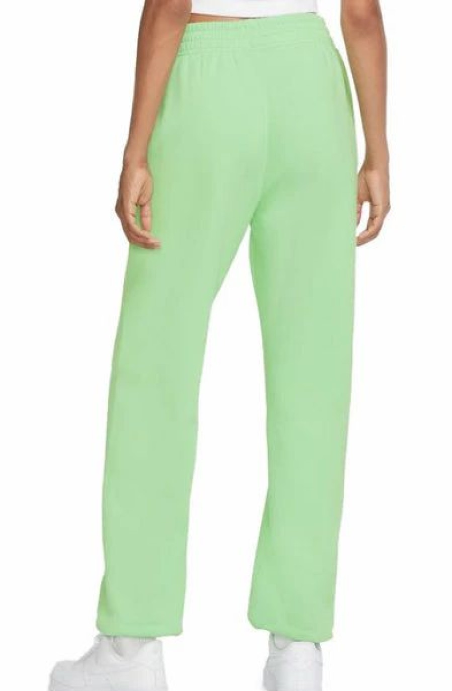 Bottoms * | Women'S Nike Cucumber Calm/White Essential Fleece Pants Xs