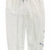 Bottoms * | Men'S Jordan White Jumpman Air Joggers (Aa1454 101) M