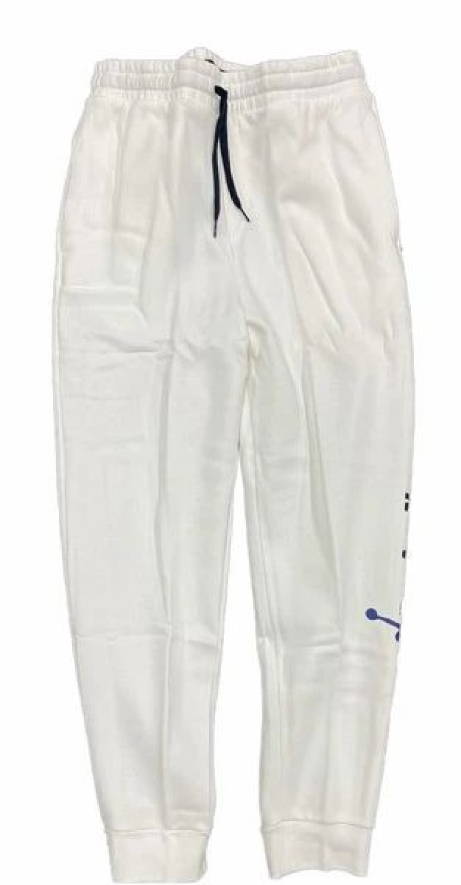 Bottoms * | Men'S Jordan White Jumpman Air Joggers (Aa1454 101) M