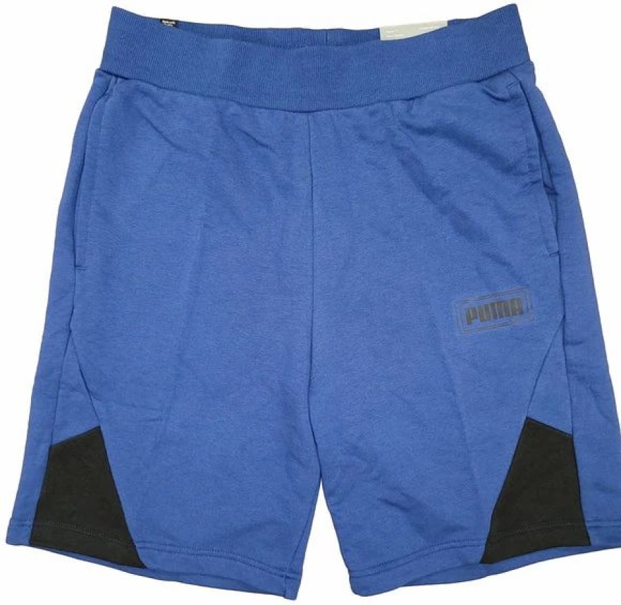 Bottoms * | Men'S Puma Elektro Blue Rebel Shorts 9 Mt