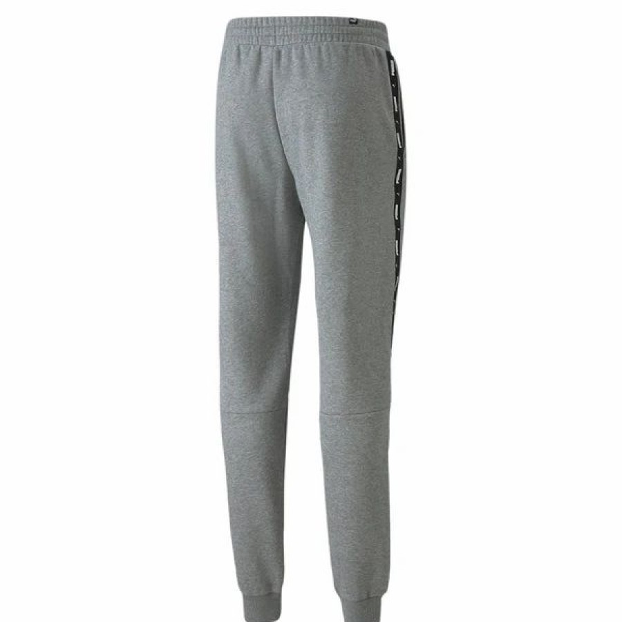 Bottoms * | Men'S Puma Medium Gray Heather Ess+ Tape Sweatpants S