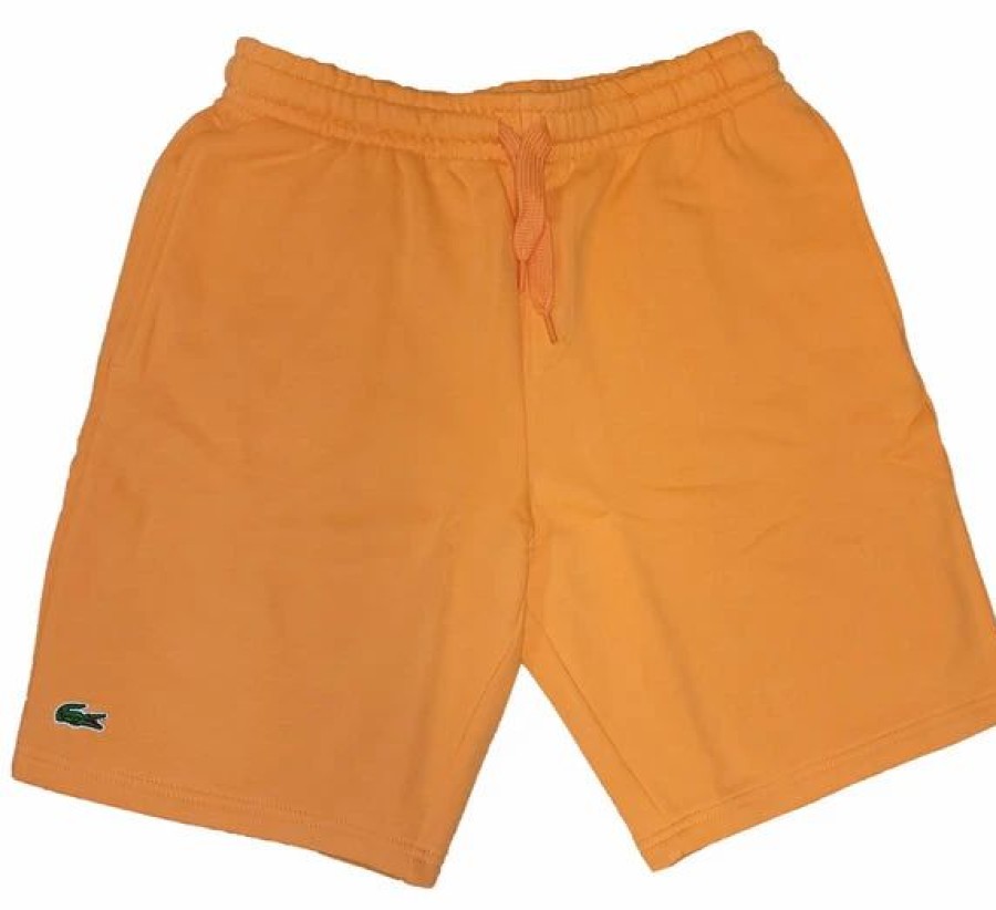 Bottoms * | Men'S Lacoste Pale Orange Sport Tennis Fleece Shorts 3/S