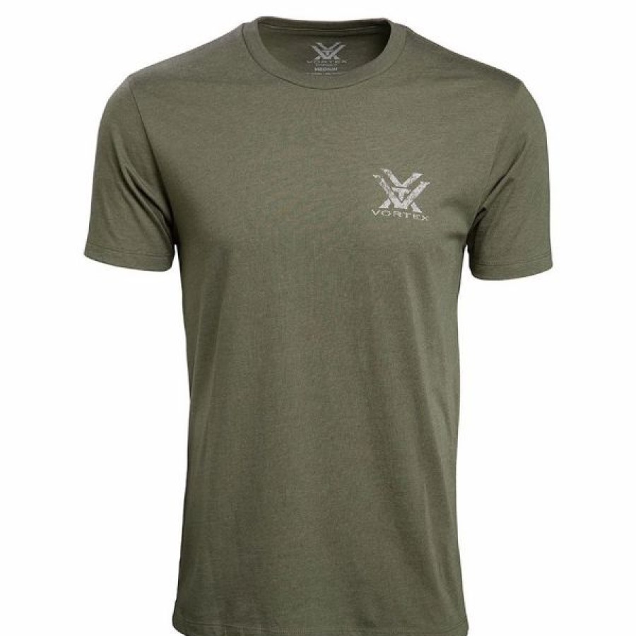 Logo Wear * | Vortex Head-On Muley Short Sleeve T-Shirt