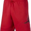 Bottoms * | Men'S Jordan Gym Red Jumpman Air Fleece Shorts Xs