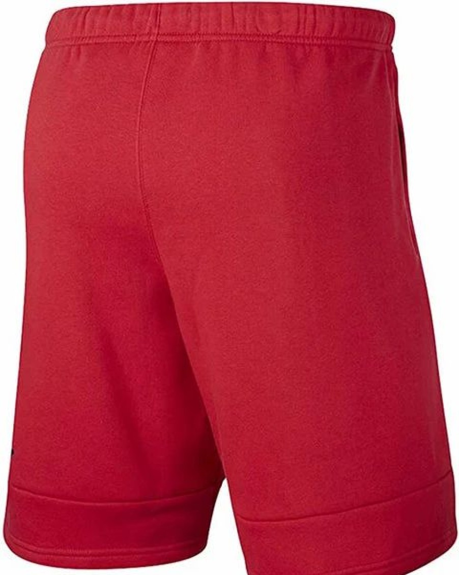 Bottoms * | Men'S Jordan Gym Red Jumpman Air Fleece Shorts Xs