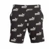 Bottoms * | Men'S Puma Black Amplified Aop Shorts Xs