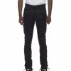 Bottoms * | Smoke Rise Jet Black Heavy Rip & Repair Jeans 30 32