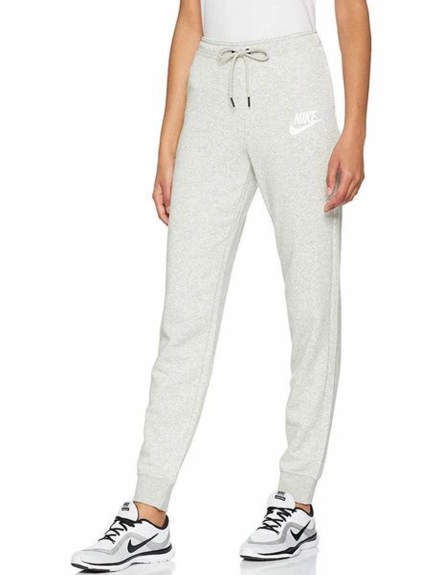 Bottoms * | Women'S Nike Sportswear Rally Jogger Grey/White-Black 2Xl