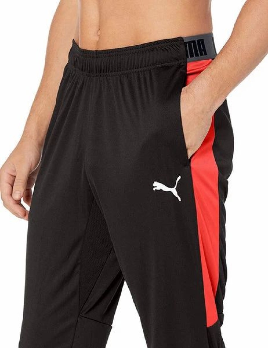 Bottoms * | Men'S Puma Puma Black-Puma Red Speed Pant 2Xl