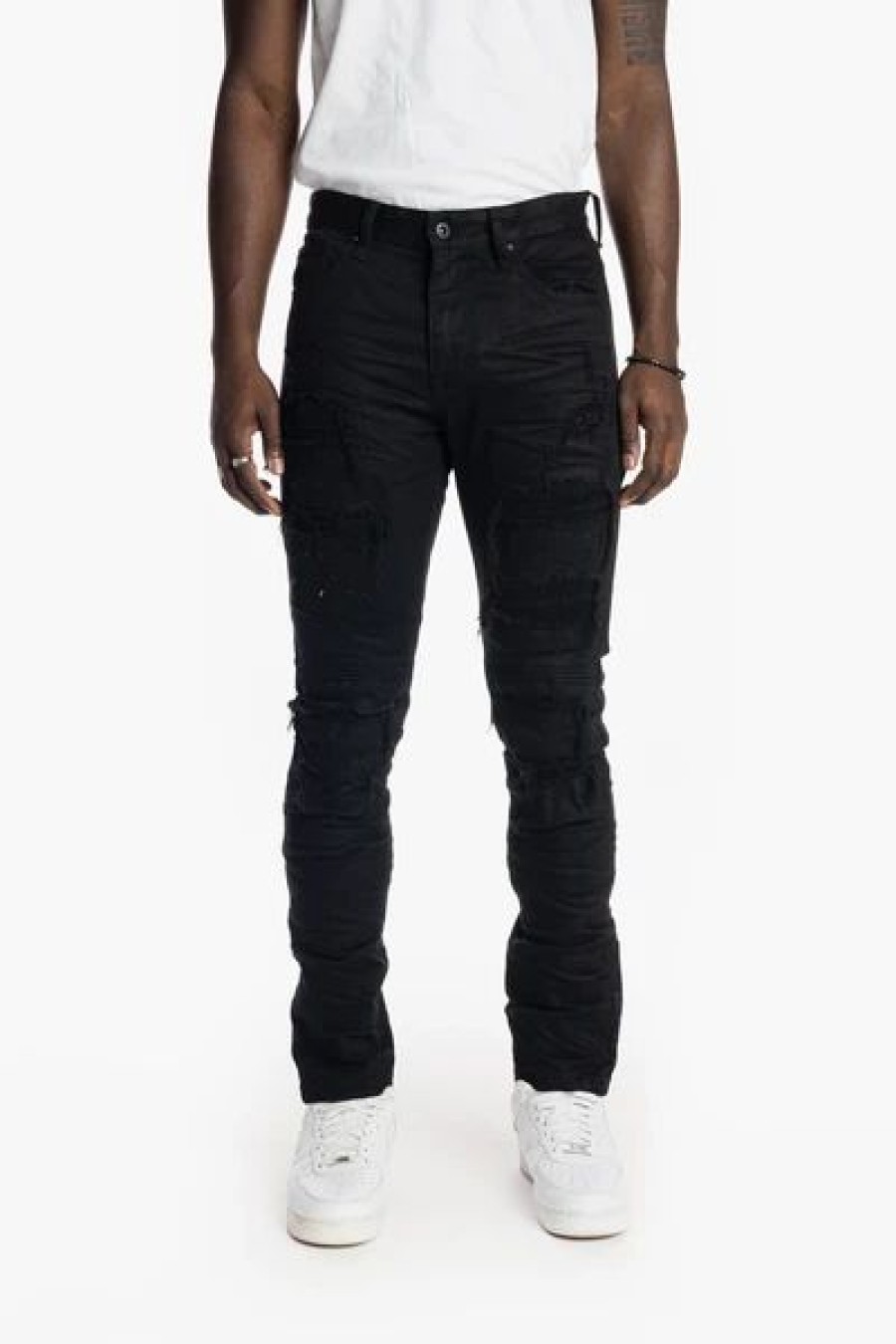 Bottoms * | Men'S Smoke Rise Jet Black Denim Pants 32 32