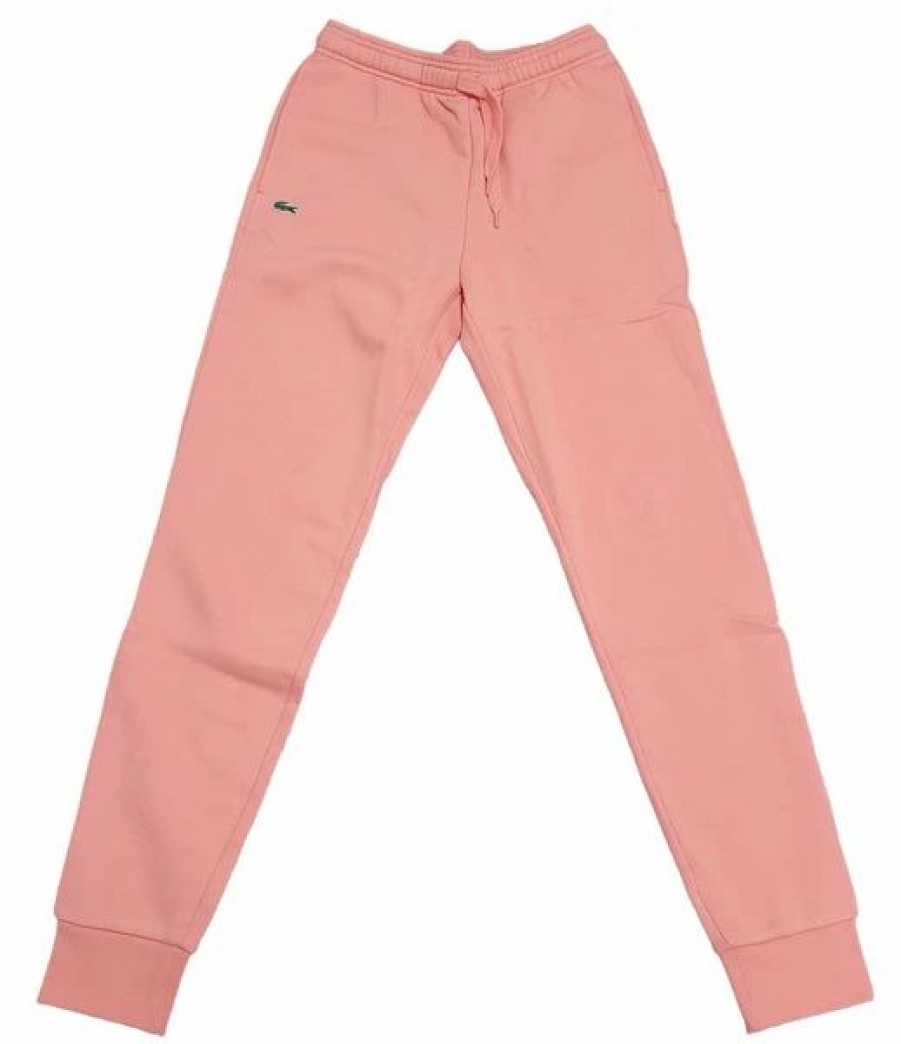 Bottoms * | Lacoste Elf Pink Sport Tennis Track Pants In Fleece 3/S