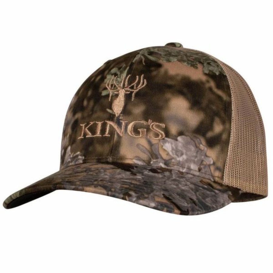 Headwear * | King'S Camo Richardson Logo R-Flex Mesh Cap Desert Shadow