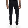 Bottoms * | Men'S Smoke Rise Jet Black Rip & Repair Basic Jeans 28 30