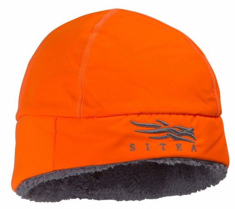 Headwear * | Sitka Ballistic Beanie Blaze Orange