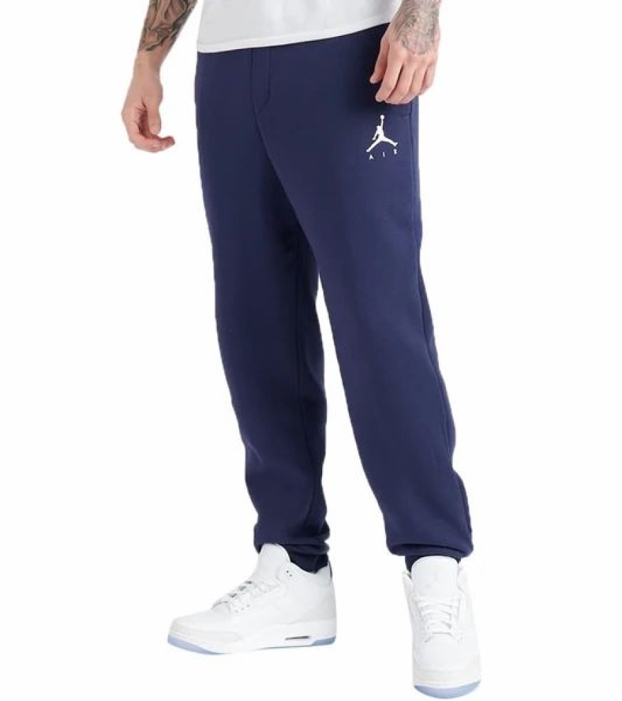 Bottoms * | Jordan Obsidian/White Jumpman Fleece Joggers S