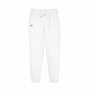 Bottoms * | Lacoste White Sport Tennis Track Pants In Fleece 3/S