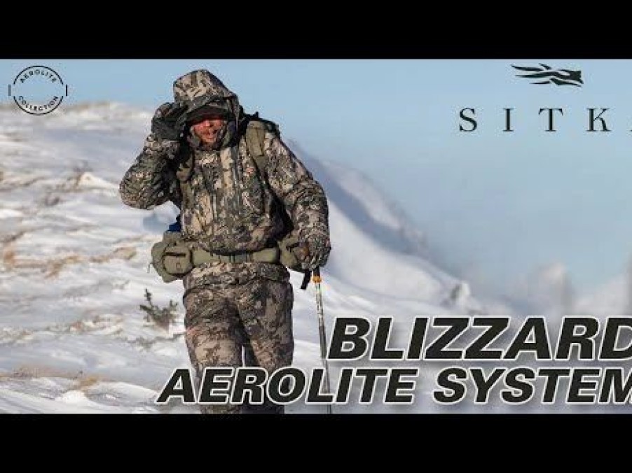 Pants * | Sitka Blizzard Aerolite Bib Pant Optifade Open Country