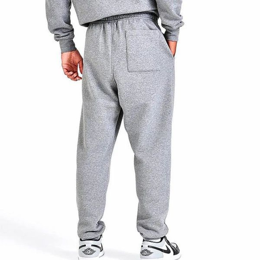 Bottoms * | Men'S Jordan Carbon Heather Essential Fleece Jogger (Dq7340 091) S